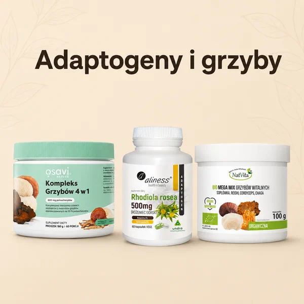Adaptogeny i grzyby witalne