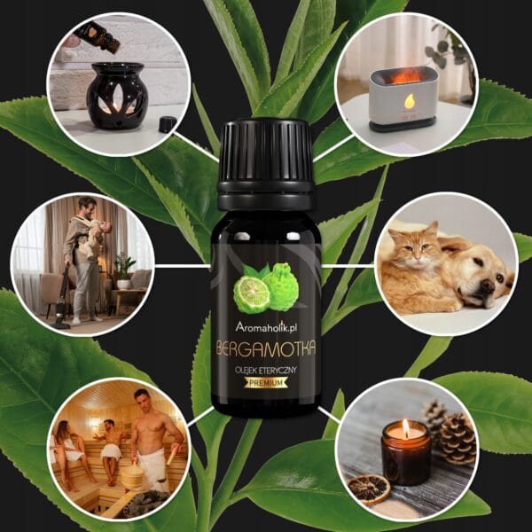 Naturalny Olejek Eteryczny BERGAMOTKA 10ml - Aromaholik - obrazek 3