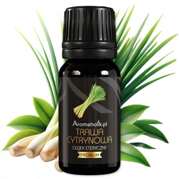 Naturalny Olejek Eteryczny TRAWA CYTRYNOWA 10ml - Aromaholik - obrazek 3