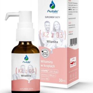 Avitale Witamina K2MK7 + D3 - 30ml Medicaline menachinon-7 cholekalcyferol