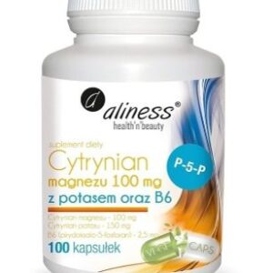 CYTRYNIAN MAGNEZU Z POTASEM,B6 100kaps. ALINESS