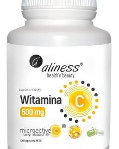 WITAMINA C 500mg MICROACTIV 100kaps. ALINESS