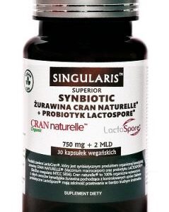 SYNBIOTIC ŻURAWINA+LACTOSPORE750mg +2MLD SINGUL.