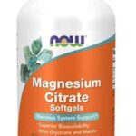 Magnesium Citrate / Cytrynian Magnezu 180 kaps. NOW