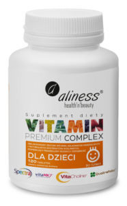 Vitamina Complex dla Dzieci 120 tabletek Aliness