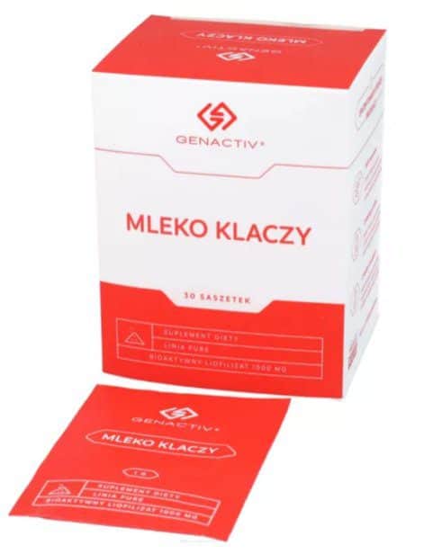 Genactiv Mleko Saszetki 1000 mg 30 sasz.