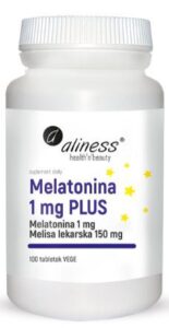 Melatonina 1 mg PLUS 100 kaps. ALINESS