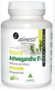 Ashwagandha Extract 570 mg 100 kaps. Vege Aliness