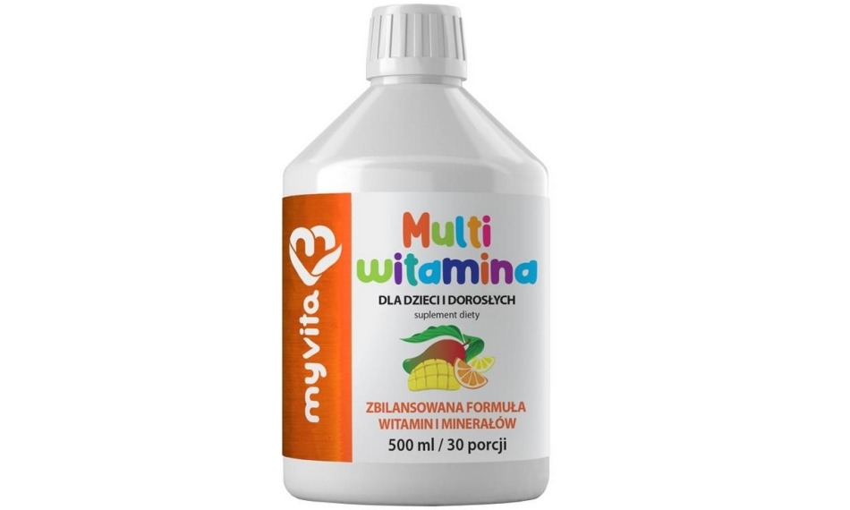MULTIWITAMINA LIQUID dla dzieci 500 ml MyVita