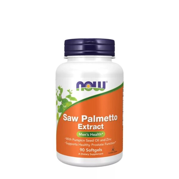 Saw Palmetto (Palma sabałowa) 320 mg with Pumpkin 90 kapsułek NOW Foods