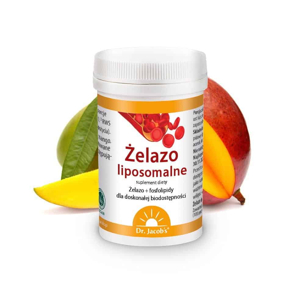 Żelazo liposomalne w proszku 50 g Dr Jacobs