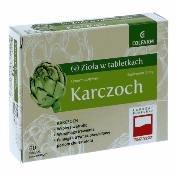Karczoch 60 tabletek Colfarm