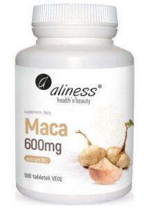 Maca Extrakt 10:1 600 mg 100 tabl. Aliness