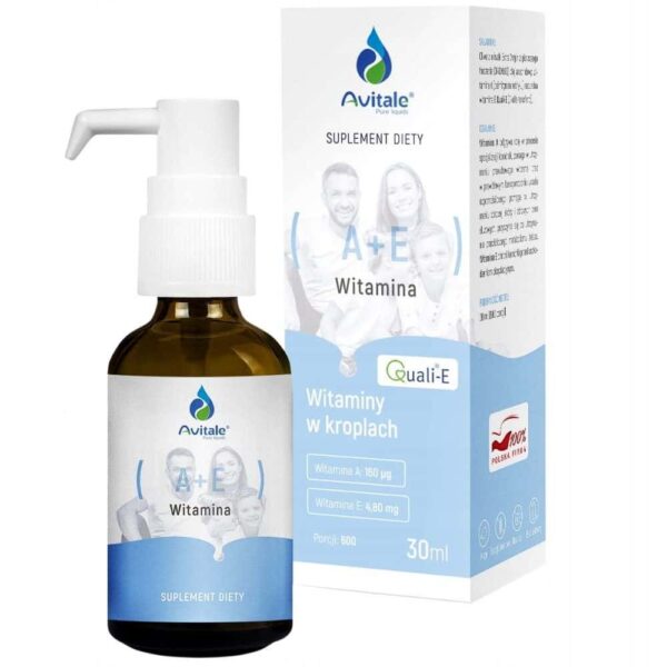Witamina A + E QualiE 600 porcji Aliness Avitale