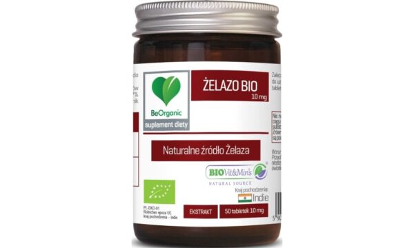 Be Organic Żelazo Bio 10 mg X 50 Tabl Aliness