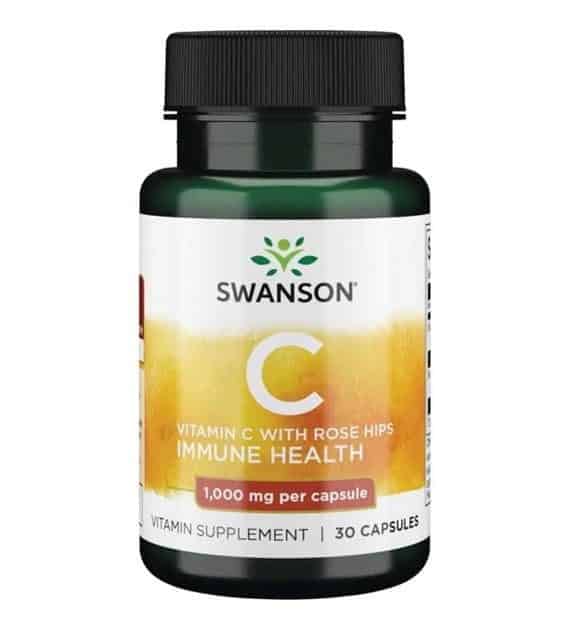 WITAMINA C Z DZIKĄ RÓŻĄ 1000 mg 30 kaps. Swanson