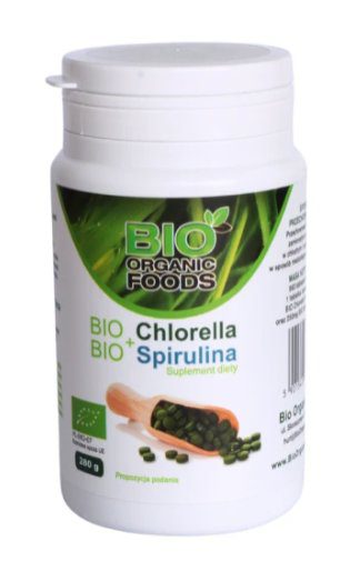 Chlorella + Spirulina 280 g BIO Organic Foods