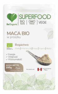 Maca BIO Proszek 200 g Be Organic