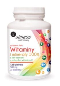 Witaminy i Minerały 120 tabl. Aliness