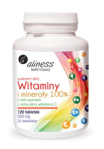 Witaminy i Minerały 120 tabl. Aliness