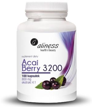 ACAI BERRY 100 kaps. 800 mg ekstrakt 4;1 Aliness