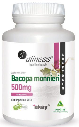 Bacopa Monnieri Extract 500 mg 100 kaps. Aliness