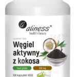 Węgiel Aktywny z Kokosa 100 kaps. Aliness