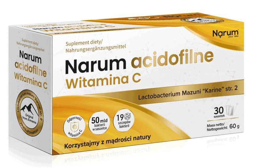 Narum Acidofilne Witamina C 1000 mg 30 saszetek