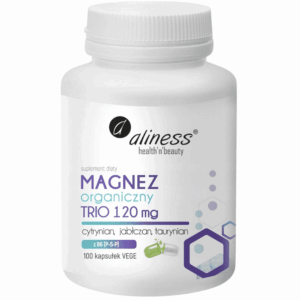 Magnez TRIO 120 mg 100 kaps. Aliness