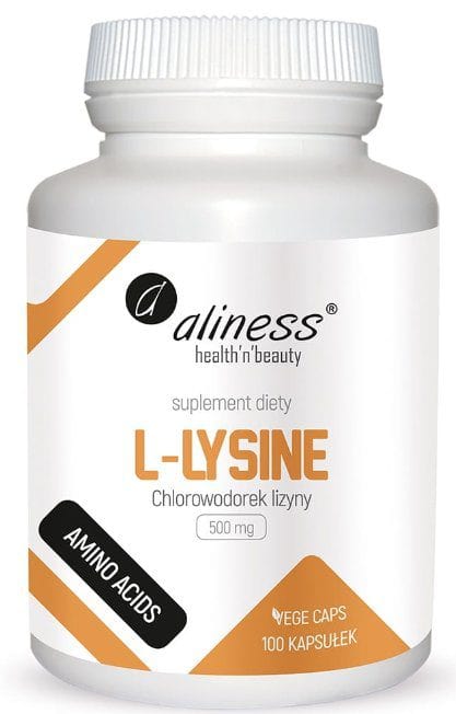 L-LYSINE 500 mg 100 kaps. Aliness