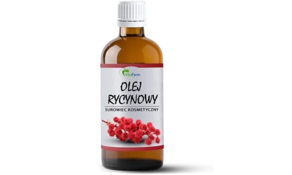 Olej rycynowy 100% nierafinowany 1000 ml Vitafarm