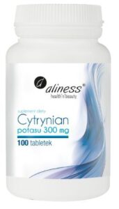 Cytrynian potasu 300 mg 100 tabl. ALINESS