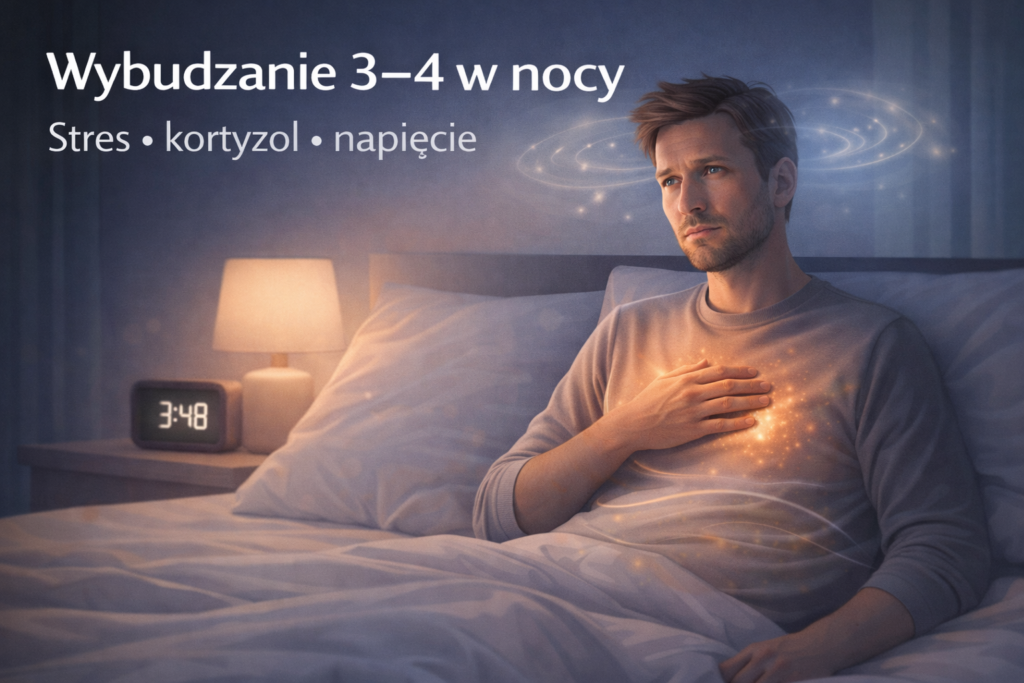 Wybudzanie w nocy 3 4 stres kortyzol napięcie nerwowe