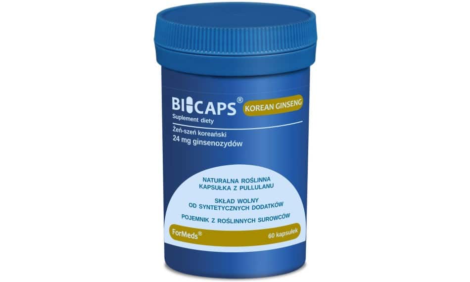Korean ginseng 60 kaps. – Żeń-szeń Formeds
