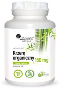 KRZEM ORGANICZNY 150 mg 100 kaps. VEGE ALINESS