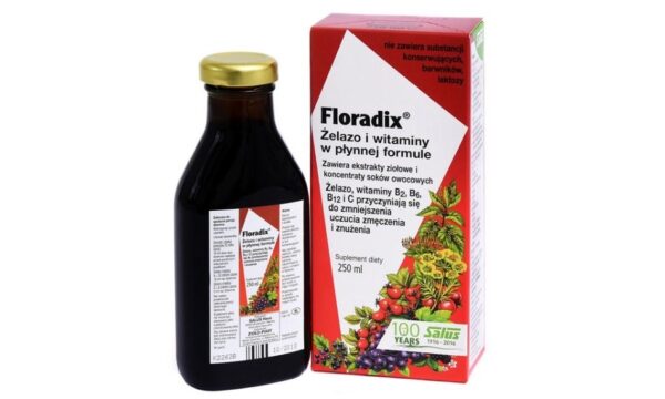Floradix żelazo i witaminy 250 ml