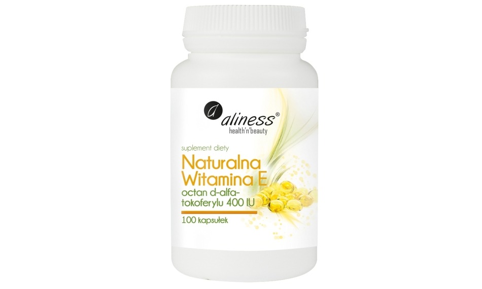 Witamina E 400 mg 100 kaps. Aliness