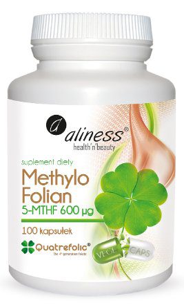 Methylofolian 600 mcg 100 kaps. Aliness