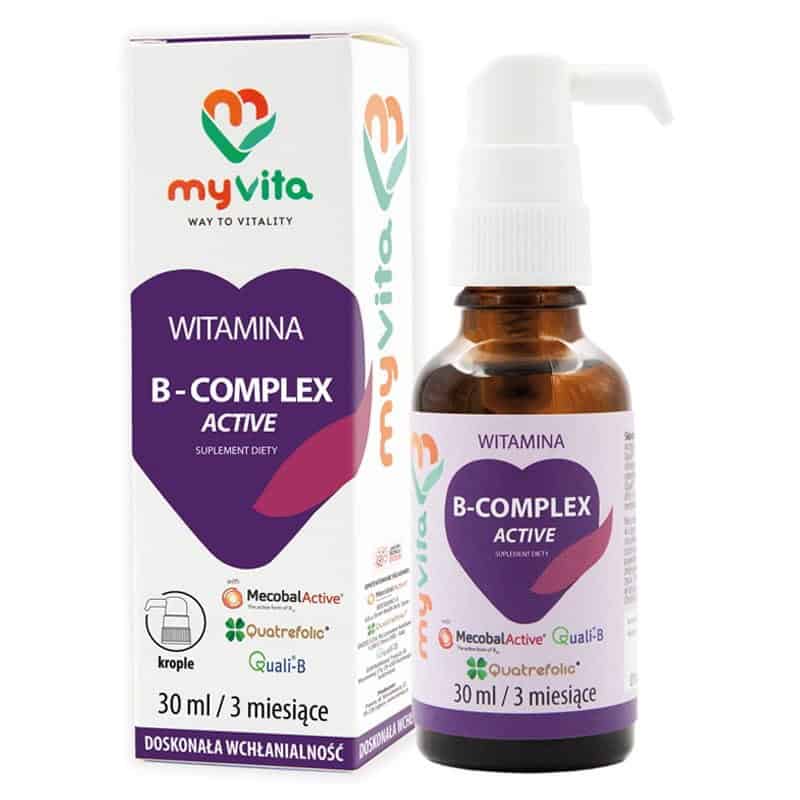 Krople Witamina B-Complex Active 30 ml MyVita