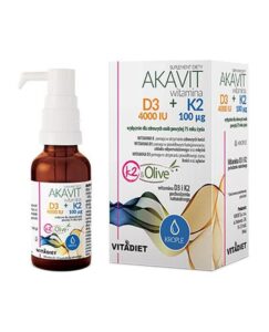 Vitadiet Witamina D3 4000+K2 100 mcg Akavit