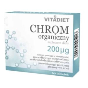 CHROM ORGANICZNY 200 mcg 60 tabl. VITADIET