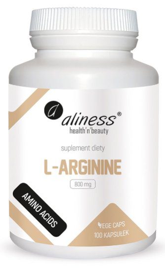 L-arginine 800 mg 100 kaps. Aliness
