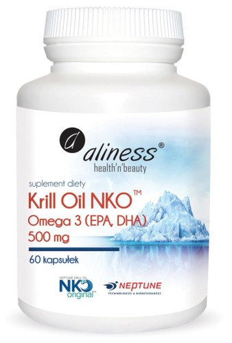 Krill Oil 500 mg 60 kaps. Aliness