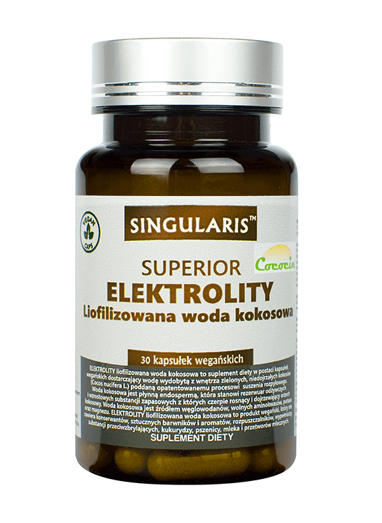 Elektrolity Liofil Woda Kokosowa 30 kaps. Singularis