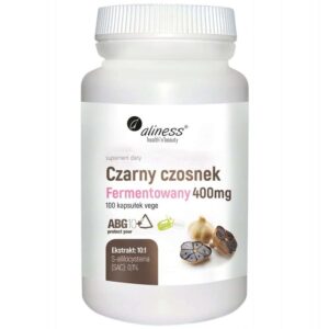 Czarny czosnek 400 mg 100 kaps. Aliness