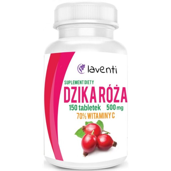 Dzika róża 500 mg 150 tabletek Laventi