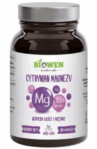 Cytrynian Magnezu + B6 100 kaps. Biowen