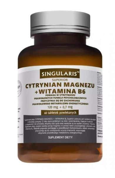 CYTRYNIAN MAGNEZU WIT B6 60 tabl. SINGULARIS