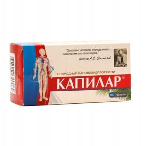 Kapilar 100 tabl. x 0,25 gr serce, krążenie
