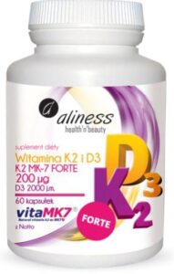 WITAMINA D3+K2 forte 60 kaps. ALINESS